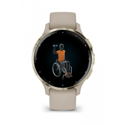 Garmin Venu 3S French Gray Soft Gold